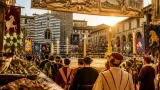 A Pistoia il giorno della Giostra dell'Orso: programma, tradizioni e il drappo dedicato alla lettura