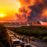 Minaccia incendi: Bordeaux valuta l'evacuazione mentre la Gironda brucia