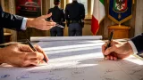 Forlì, Questura e amministrazione firmano il "Lenzuolo della Legalità"