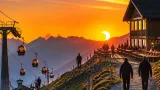 Prato Nevoso: serata al tramonto per osservare l’eclissi di sole, salita a 2.000 m