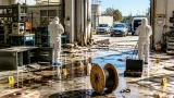Raid nella zona industriale di Frosinone: quattro aziende colpite, danni e fuga della banda