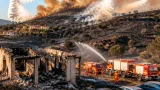 Rogo a San Gregorio: villetta distrutta, evacuazioni e centinaia di ettari divorati dal fuoco