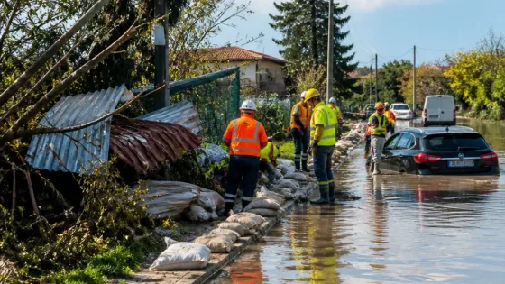 A Spinetta Marengo il rio Lovassina è uscito dall'alveo: Protezione Civile e Polizia Locale in presidio