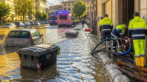 Allagamenti a Prato dopo il violento temporale: aperto il Coc, decine di interventi