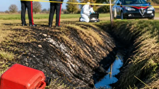 Cadavere carbonizzato trovato a Codroipo: ipotesi di gesto autolesionistico, indagini in corso
