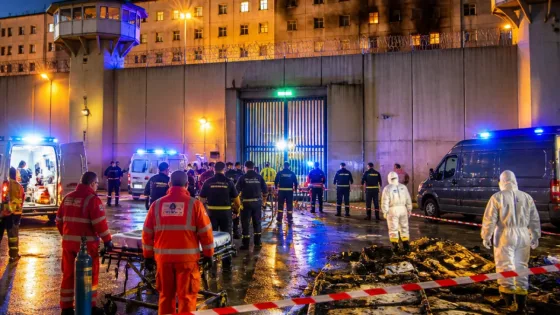 Incendio al carcere di Viterbo: 23 intossicati, un detenuto si è tolto la vita