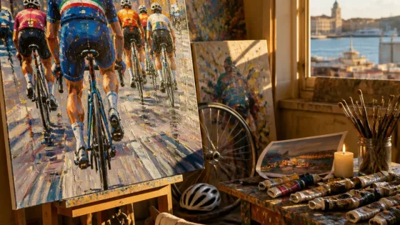 Livorno saluta Giò Di Batte, il pittore che ha dipinto la città e il ciclismo