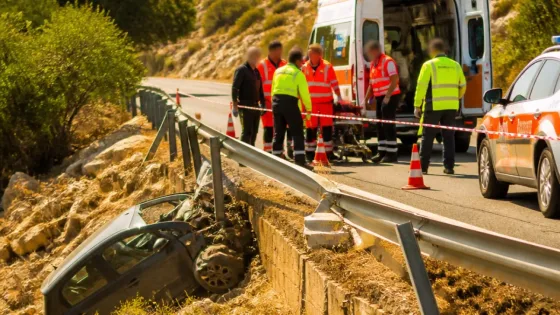 Ragusa: auto precipita nella scarpata lungo la circonvallazione di Ibla, ferito un giovane