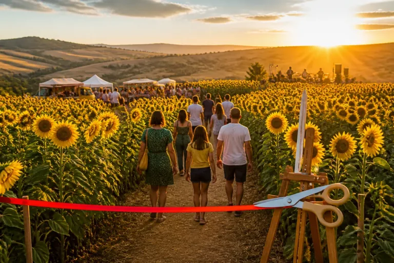 A Farigliano riapre il grande labirinto di girasoli: evento estivo che richiama migliaia di visitatori