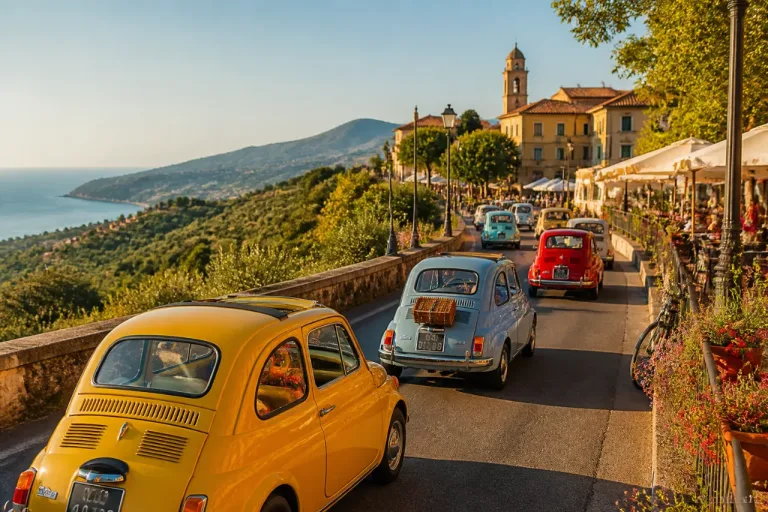 A Garlenda ritorna il Meeting Internazionale Fiat 500: 700 appassionati tra mare e collina