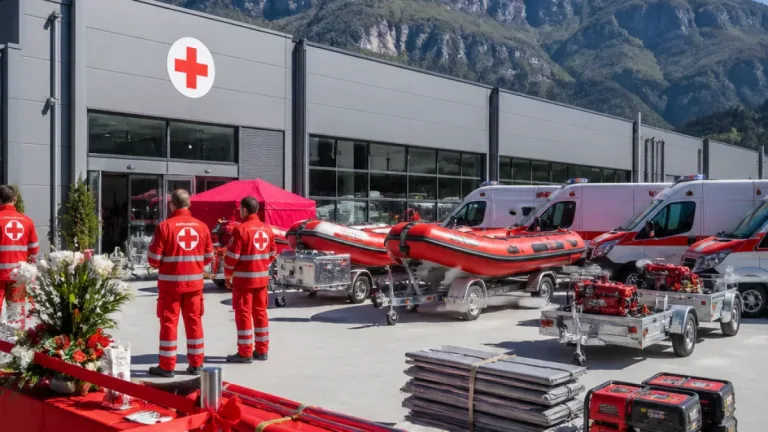 A Lavis inaugurato il nuovo polo logistico della Croce Rossa: 1,8 milioni per la protezione civile