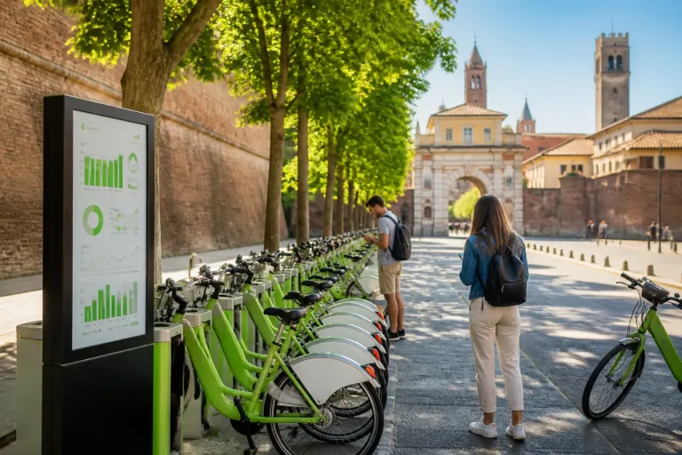 A Lucca boom del bike sharing: quasi 28mila viaggi e oltre 9mila utenti registrati