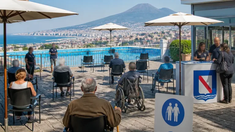 A Napoli la terrazza del Collana aperta gratuitamente per anziani e disabili contro il caldo
