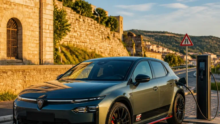 A Potenza occhi puntati sulla nuova Lancia Gamma HF Integrale da 375 CV elettrici