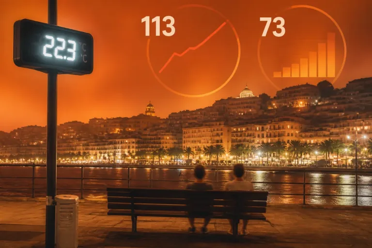 A Salerno 113 notti tropicali all'anno: il dato che segna il clima cittadino