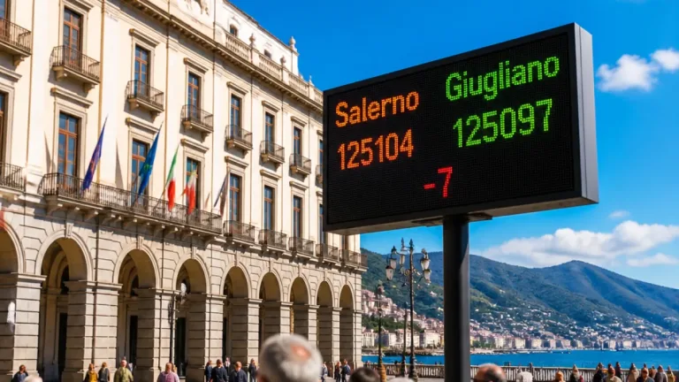 A un passo dal sorpasso: Giugliano insidia la seconda posizione in Campania a scapito di Salerno