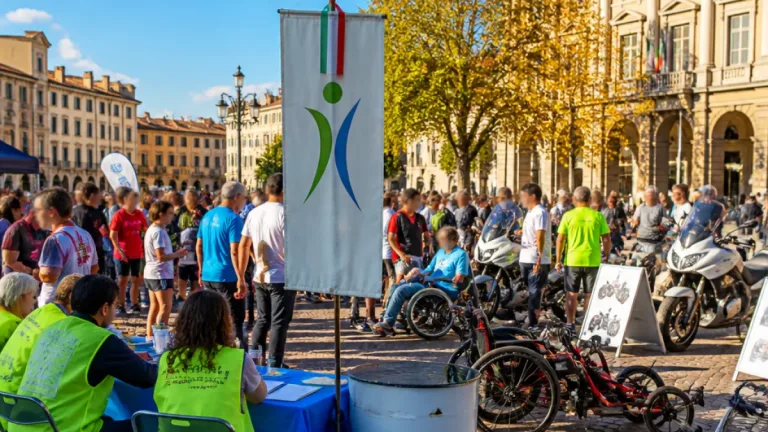 A Vercelli la sesta ‘Camminata senza barriere’: solidarietà e inclusione in piazza Cavour