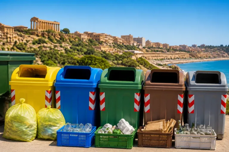 Agrigento, isole ecologiche mobili: nuove regole estive su giorni e rifiuti