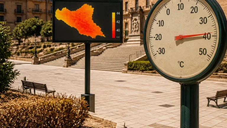 Allarme caldo nell'Ennese: previste punte intorno ai 40°C, possibili picchi fino a 44°C