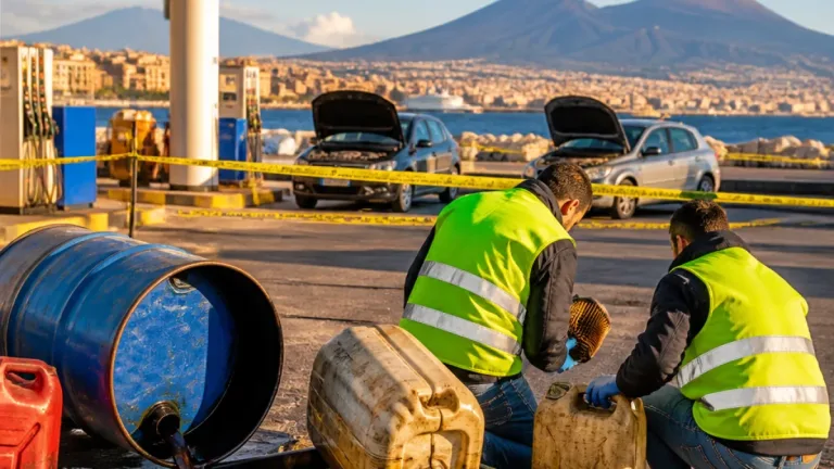Allarme carburante contaminato: sequestri anche a Quarto, rischi per motori e portafogli