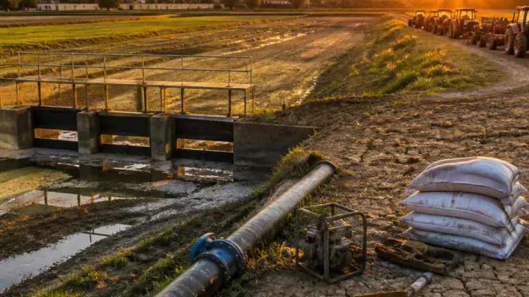 Allarme siccità e mercato: la risicoltura a Vercelli tra turnazioni e prezzi in caduta