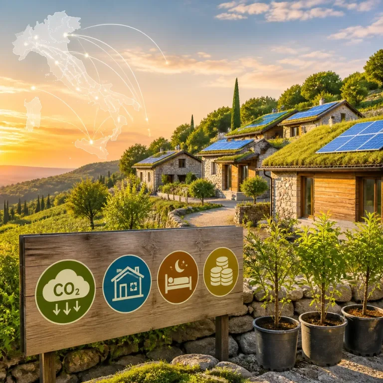 Ecobnb: nel 2025 oltre 58 tonnellate di CO₂ evitate e 583 nuove strutture eco-friendly