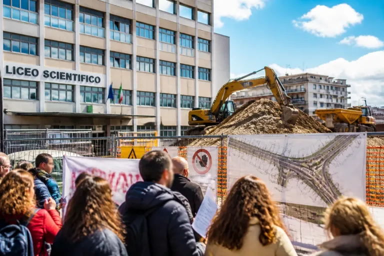 Andria, allarme dei sindacati sul cantiere PINQUA accanto al Liceo Scientifico: «Ora è emergenza»