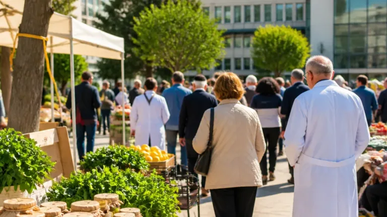 Andria, mercato contadino all’ospedale per promuovere corretta alimentazione e prevenzione