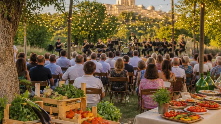 Andria, serata tra musica e sapori a km 0 al Pino Grande: orchestra e prodotti locali
