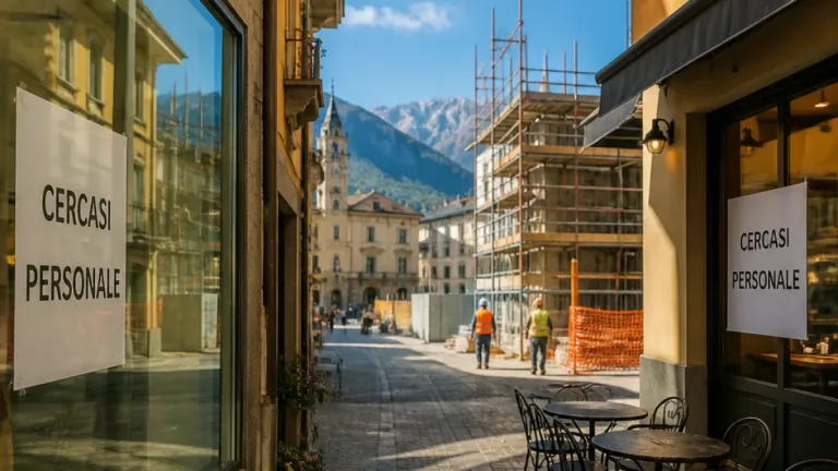 Aosta: meno giovani e molti pensionamenti, la sfida del lavoro anche in Valle d'Aosta