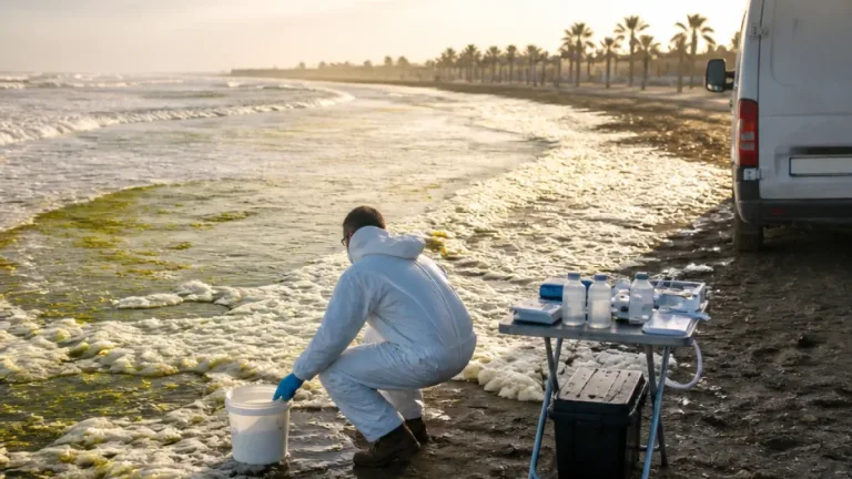 Arpa Lazio: schiume e acqua verdastra sul litorale, colpa di fioriture di microalghe