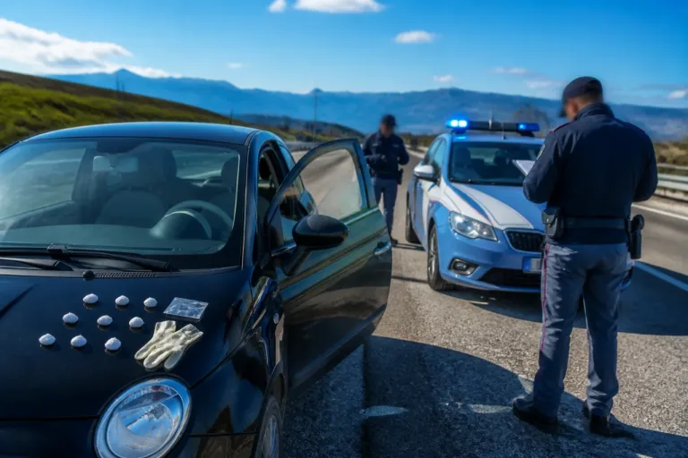 Arresto per droga vicino allo svincolo di L'Aquila Ovest: 14 dosi sequestrate