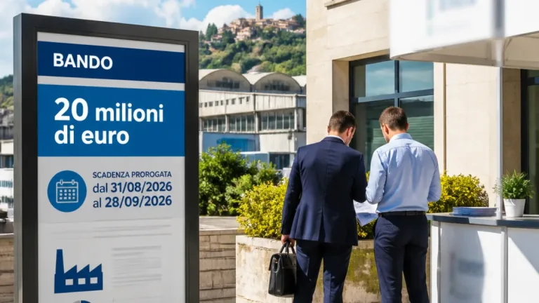 Ascoli Piceno, il bando per le imprese manifatturiere: scadenza spostata al 28 settembre 2026