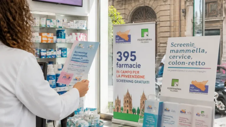 Asp e Federfarma avviano campagna nelle 395 farmacie per aumentare gli screening oncologici