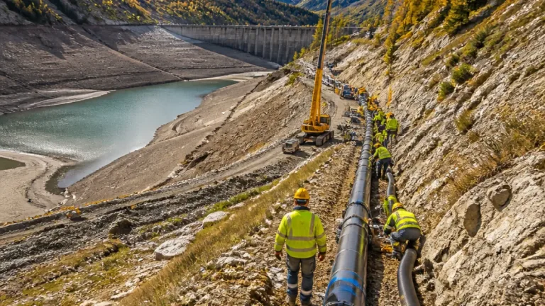Avviato lo svuotamento della diga di Rochemolles: misure straordinarie per garantire l'acqua a Bardonecchia
