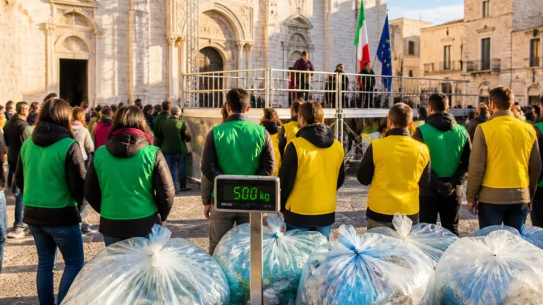 Bari accoglie la conclusione della maratona ecologica: 349 km e 500 kg di rifiuti raccolti