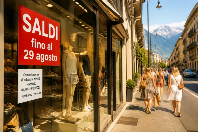 Biella, via ai saldi estivi: otto settimane di sconti regolati dall’ordinanza comunale