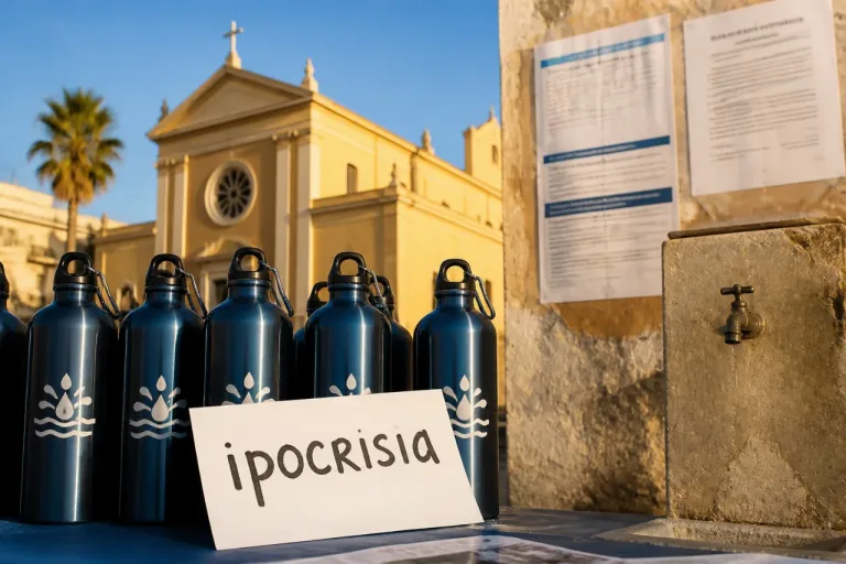 Borracce Aica a Lampedusa: la citazione del Papa scatena la protesta del parroco