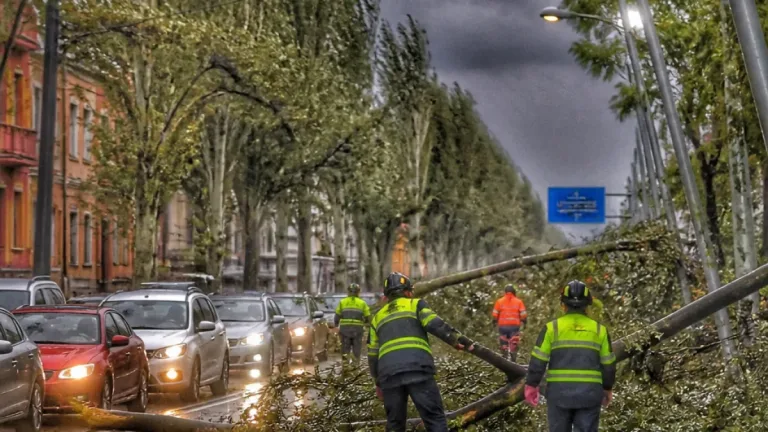 Bufera su Parma: tromba d'aria, raffiche oltre 100 km/h e danni in città e provincia