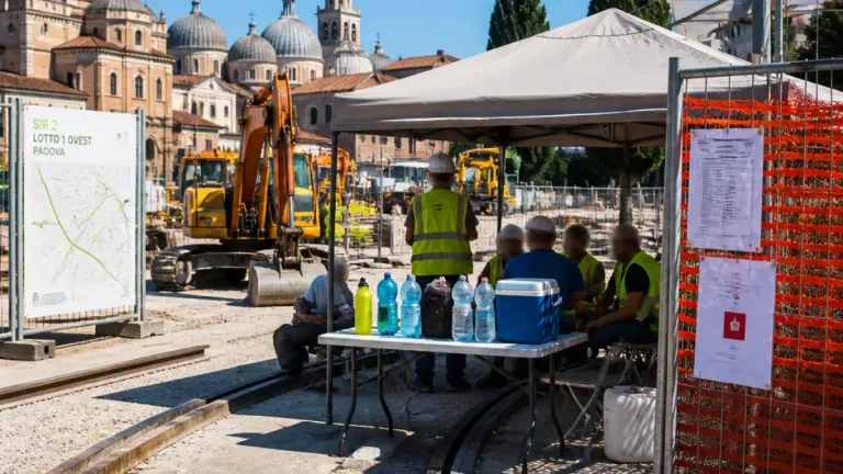 Caldo estremo, la Cgil chiede misure concrete: controlli, orari e tutela per i cantieri