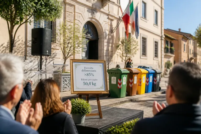 Calvi dell'Umbria ottiene l'ottavo riconoscimento per la gestione dei rifiuti