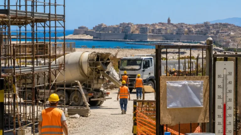Cantieri in provincia di Trapani: l’ordinanza anti-caldo spesso ignorata, sindacati denunciano rischi