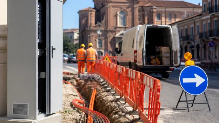 Carmagnola potenzia la rete: FiberCop estende la fibra FTTH per connessioni fino a 10 Gbit/s