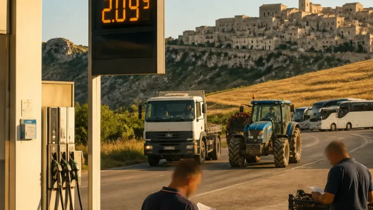 Caro diesel in provincia: l'UGL lancia l'allarme su imprese, turismo e posti di lavoro