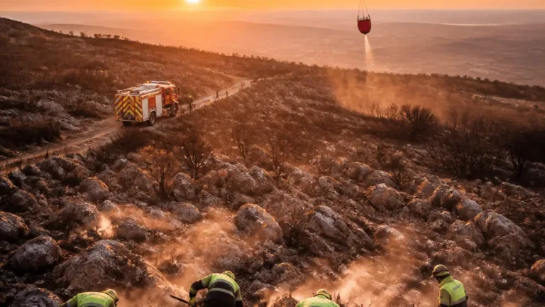 Carso triestino: focolai sotterranei e sorveglianza rafforzata, elicottero impiegato per bonifiche