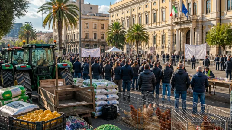 Caserta: agricoltori, allevatori e pescatori in piazza il 22 ottobre per la crisi dell’agroalimentare