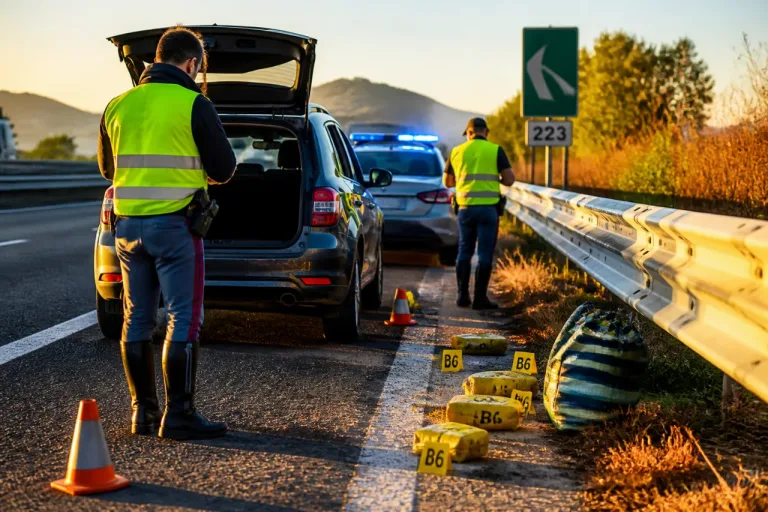 Caserta, inseguimento sull’A1: due arresti e 8 kg di cocaina sequestrati
