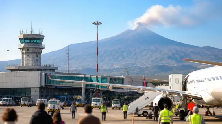 Catania, ripristinati i voli al «Vincenzo Bellini» dopo il calo dell'allerta sull'Etna