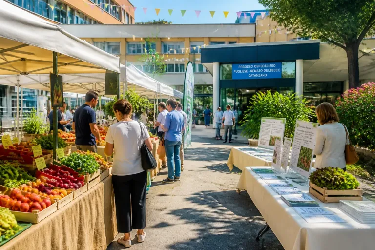 Catanzaro: mercati contadini e percorsi della salute nell’Azienda Ospedaliero-Universitaria