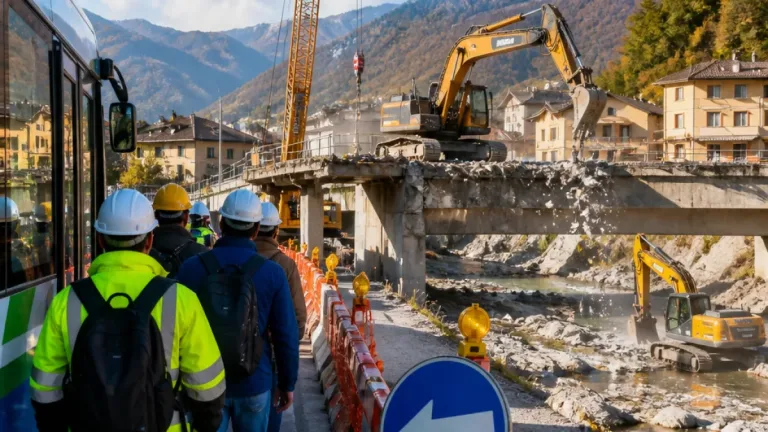 Chiusura della SP65 per il ponte sull'Anza: lavori di demolizione e viabilità alternativa fino a dicembre
